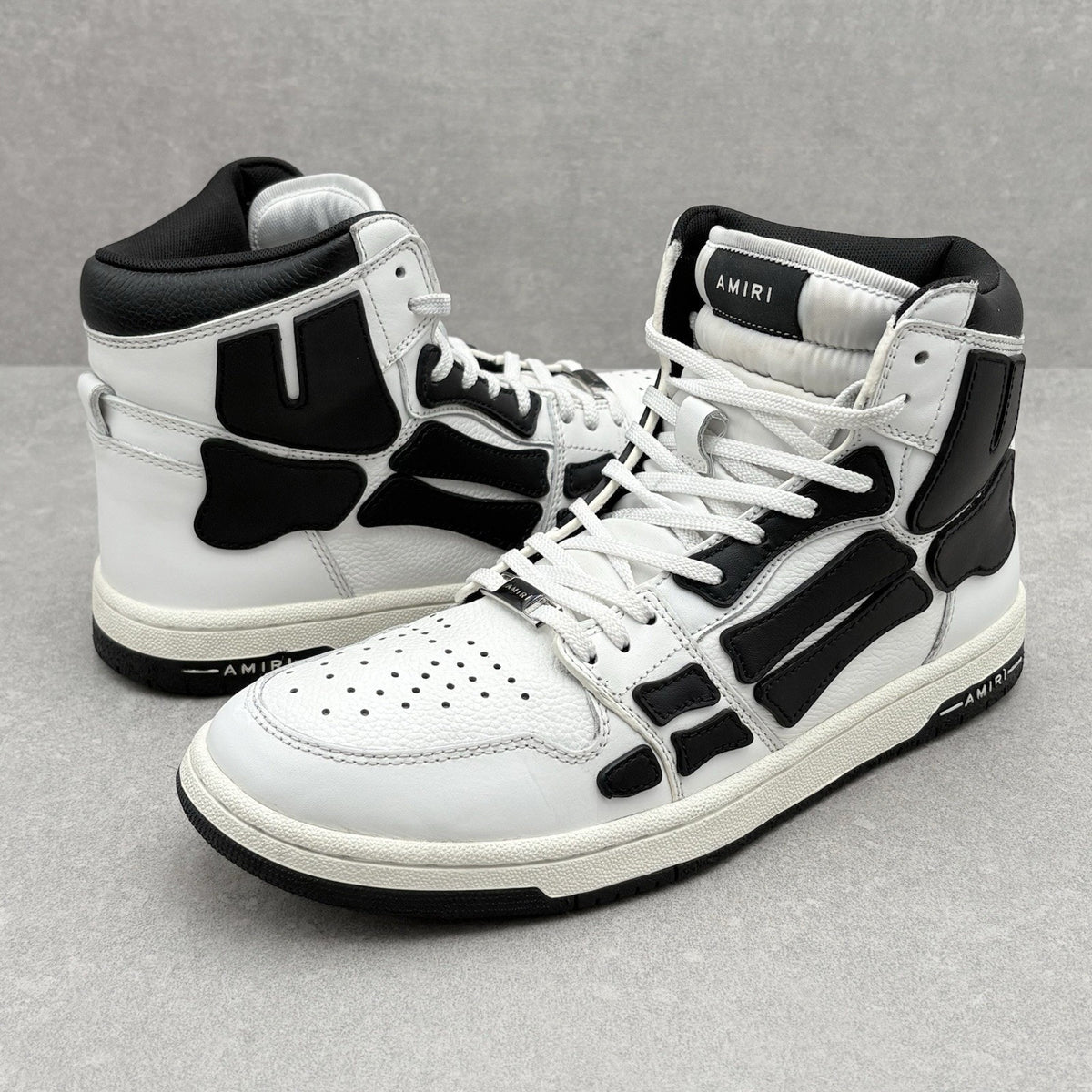 Skel High Top Sneakers White Black