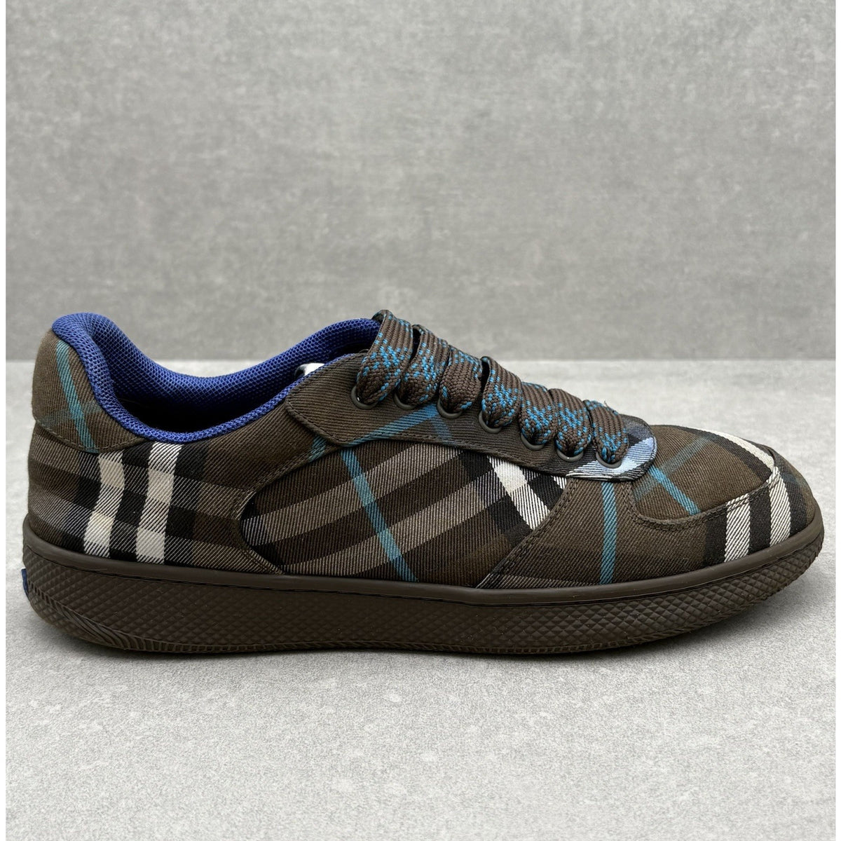 Burberry Terrace Low Top Brown Blue — photo 2