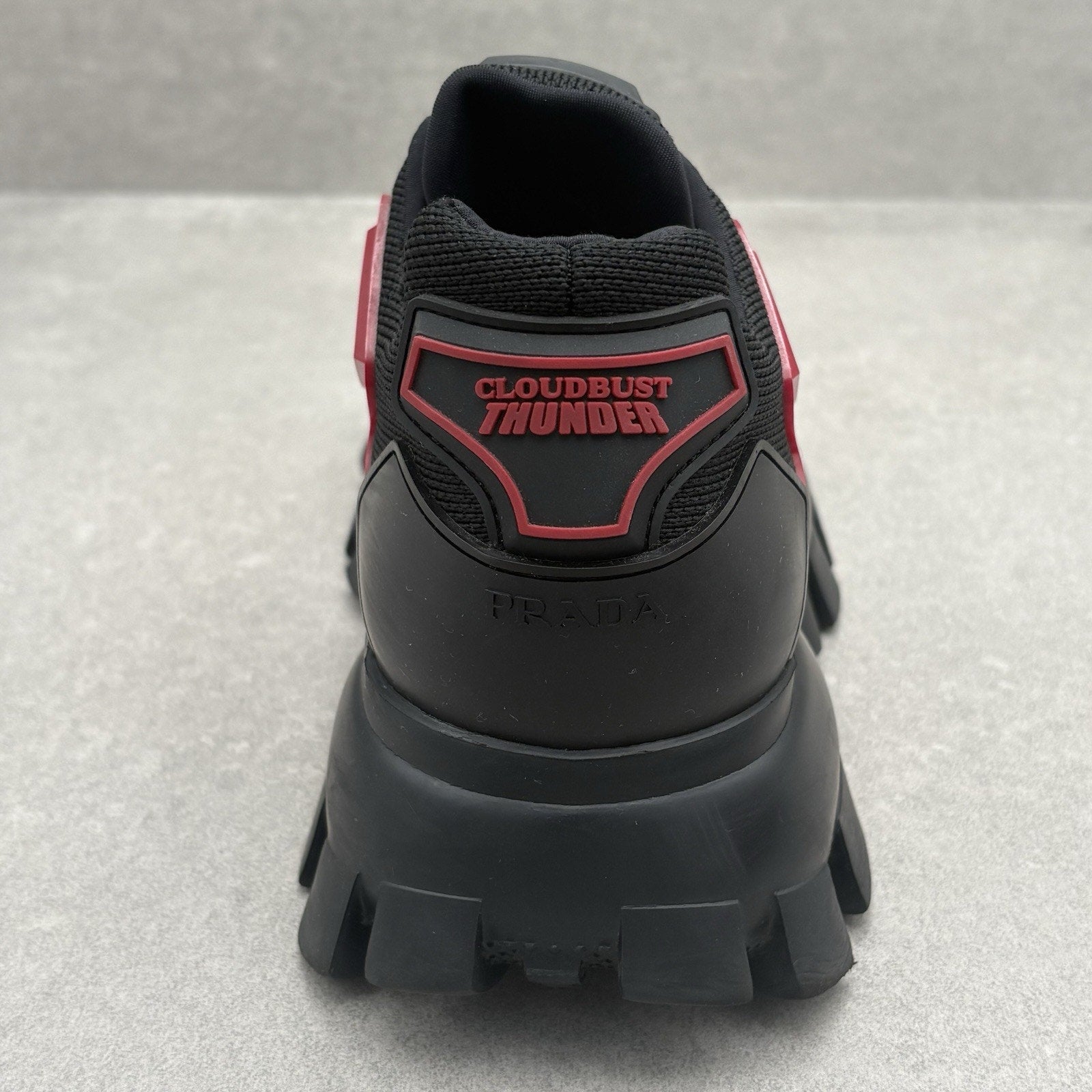 Prada Cloudbust Thunder ' Red Black ' | Size 7 UK (8 US)