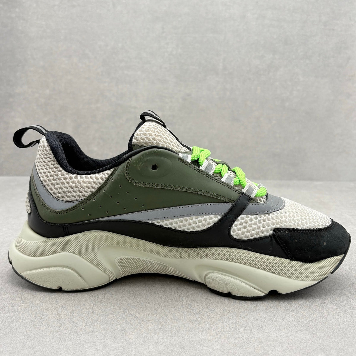 B22 Reflective Sneaker Cream White Olive Black — photo 9