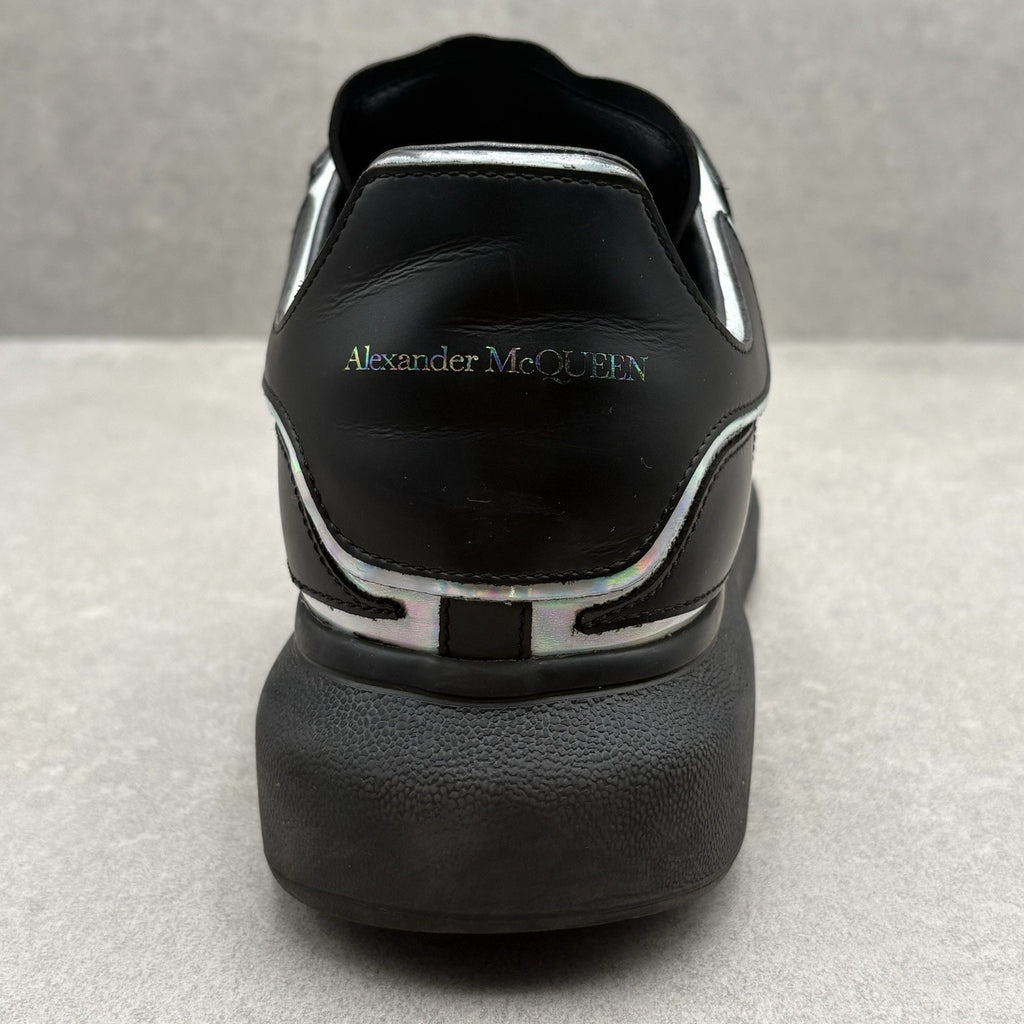 Alexander McQueen Oversized Sneaker ' Black Silver Holo ' | Size 46.5 (13.5 US)