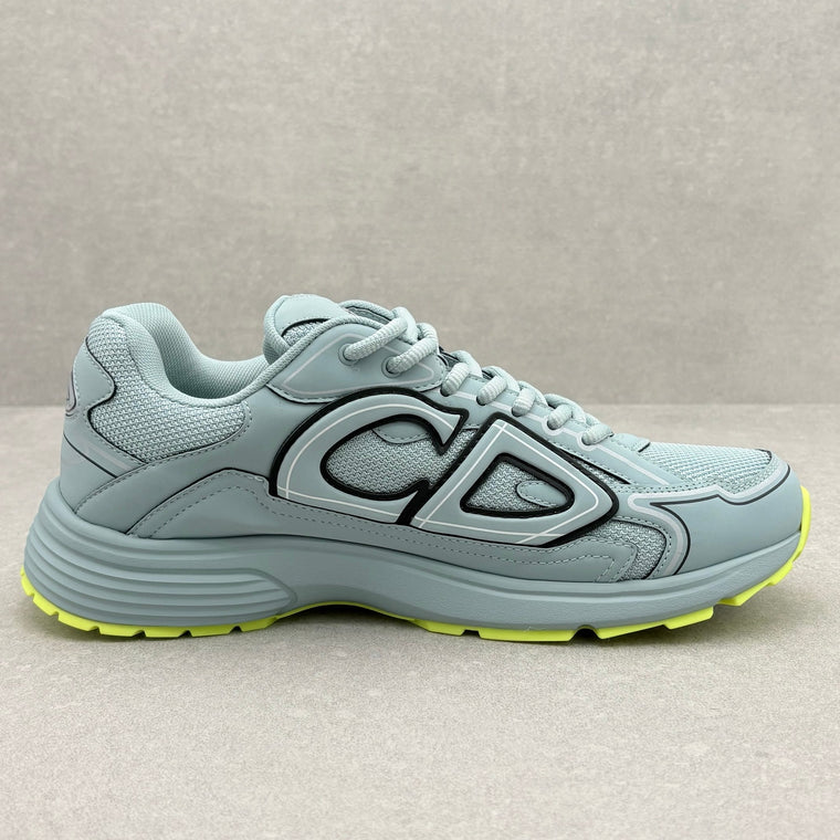 WORN ONCE! Dior B30 Reflective Sneaker Blue Neon Yellow — photo 10