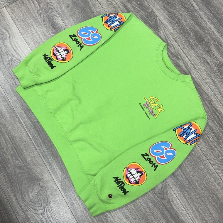 x Matty Boy Sex Records Crewneck Green — photo 11