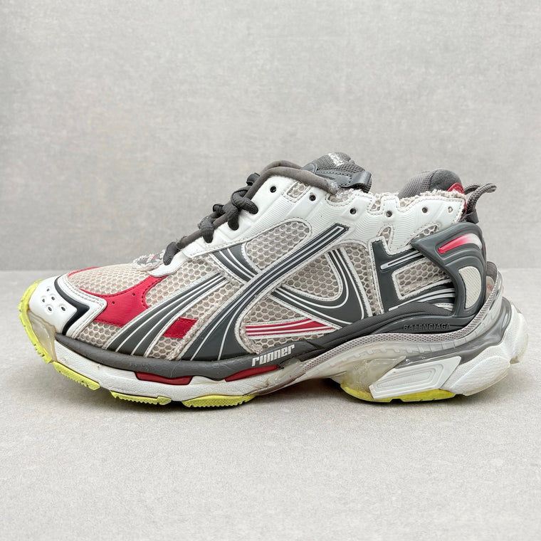 Runner White Red Fluo Yellow Black — photo 7