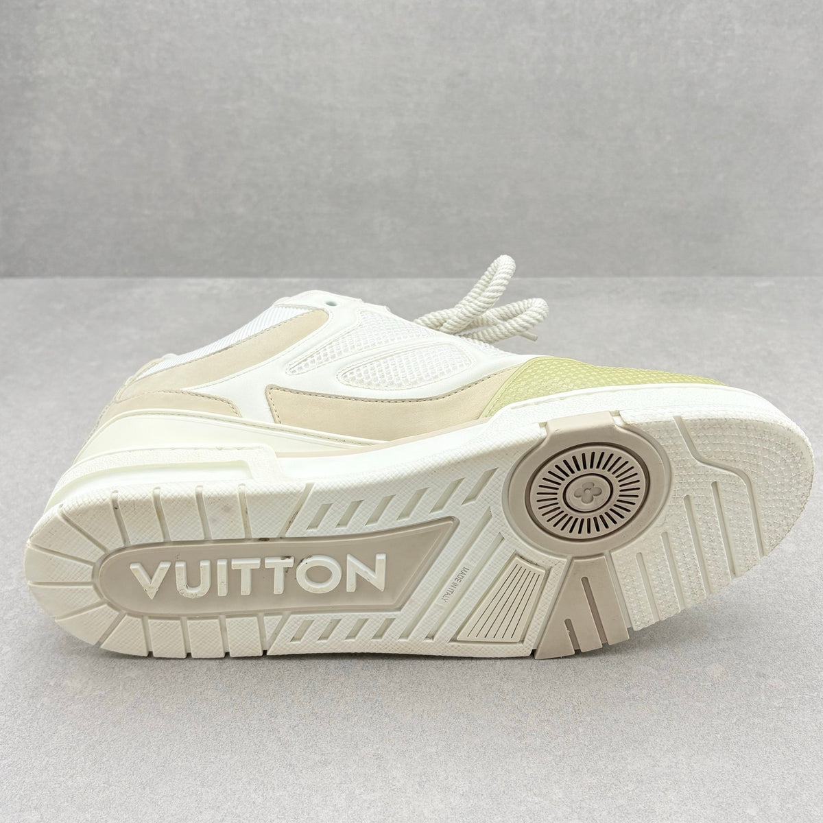 Skate Sneaker Beige White — photo 11