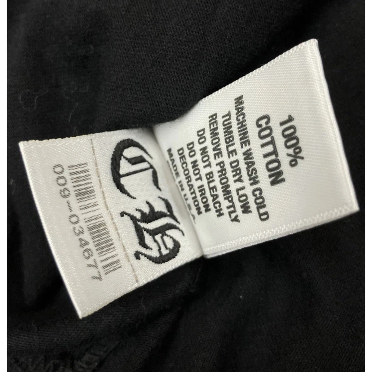 Cross & Plus Logo T-Shirt Black — photo 8