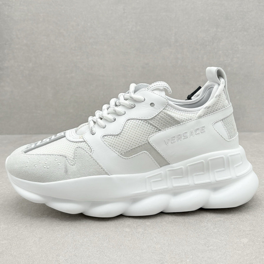 Versace Chain Reaction Sneakers ' White ' | Size 41.5 (8.5 US)
