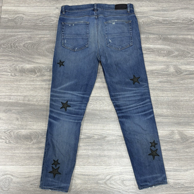 Jeans Black Star Patches — photo 6