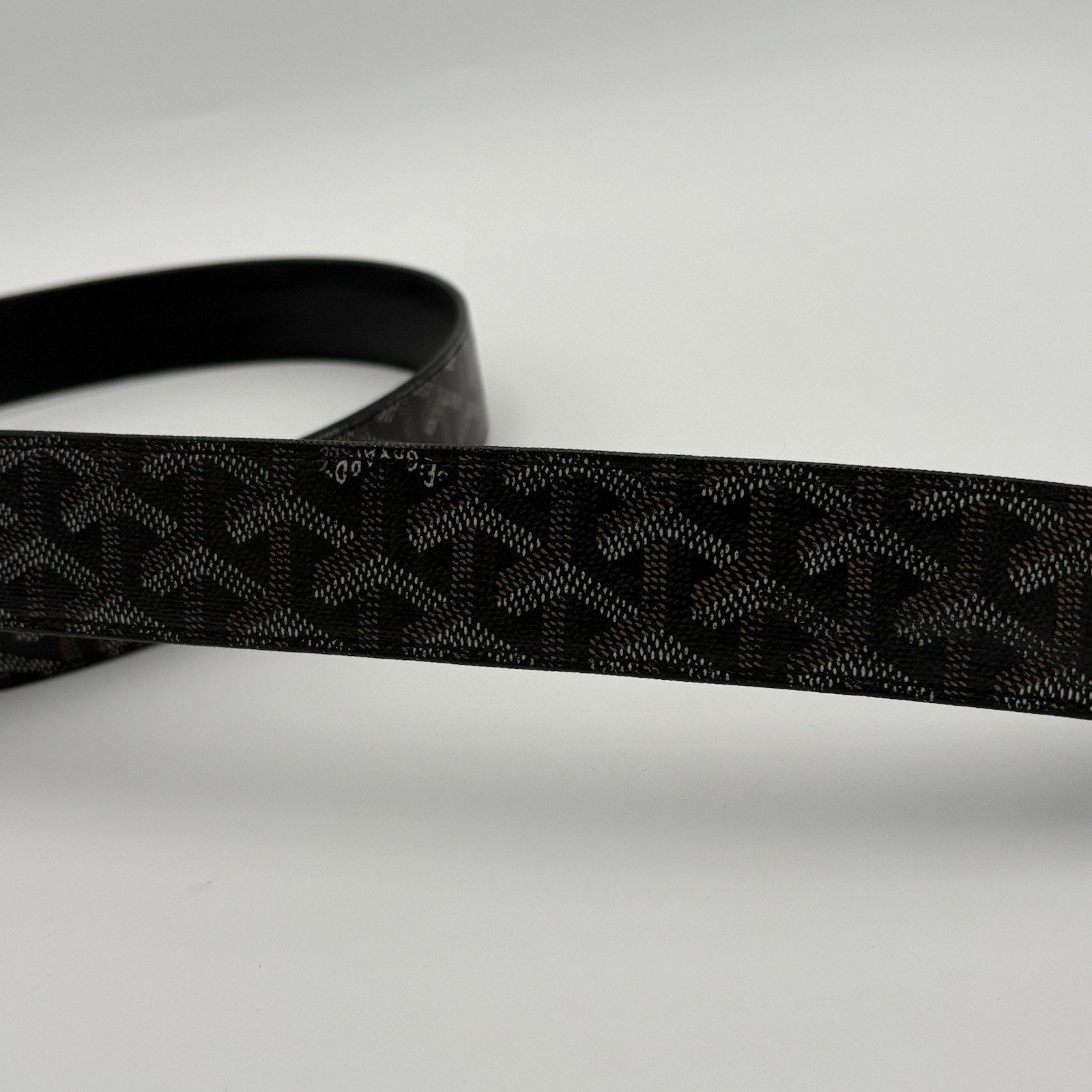 Goyard Florida Goyardine Belt ' Black '