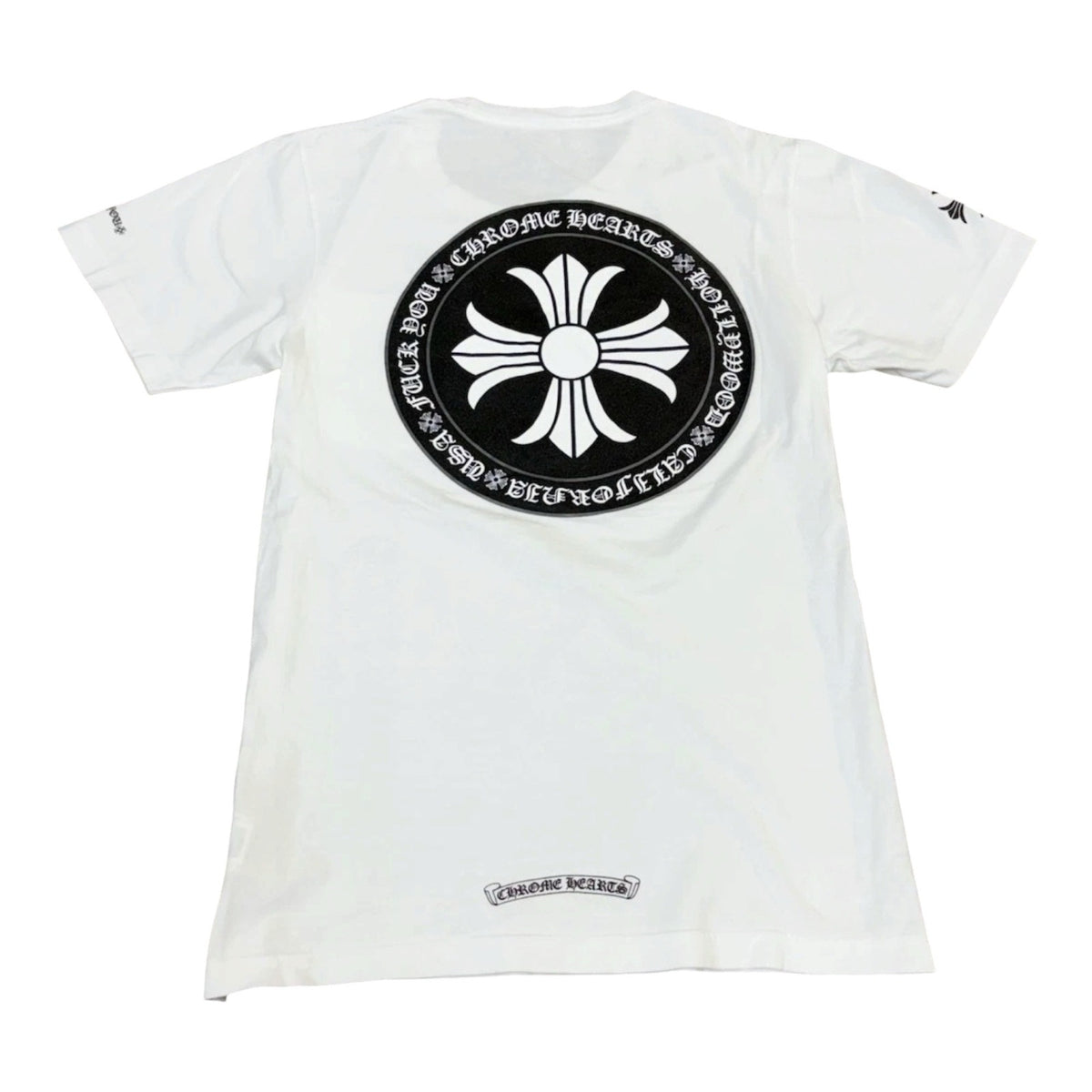 Plus Cross Short Sleeve T-Shirt White
