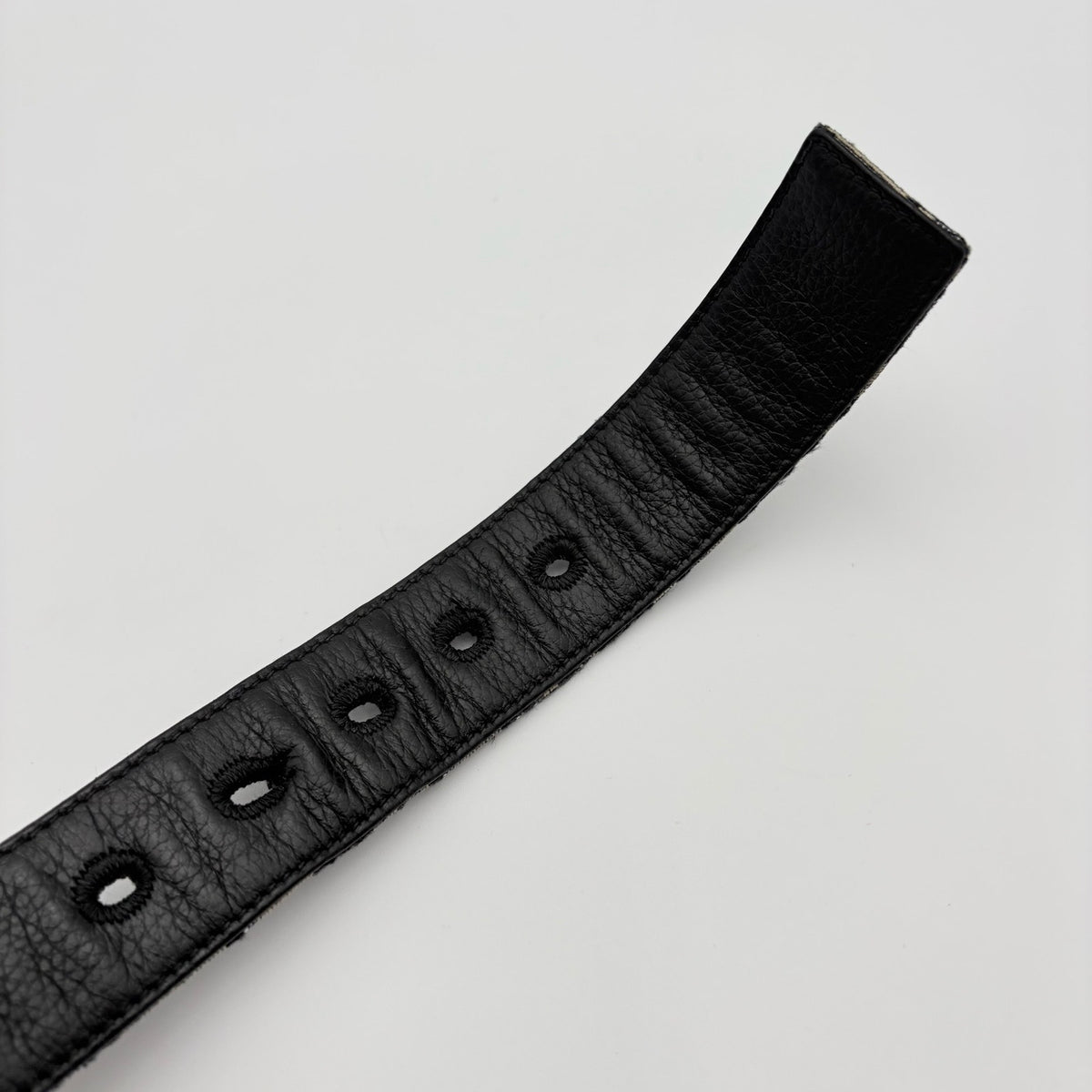 Oblique Jacquard Belt Beige Black — photo 8