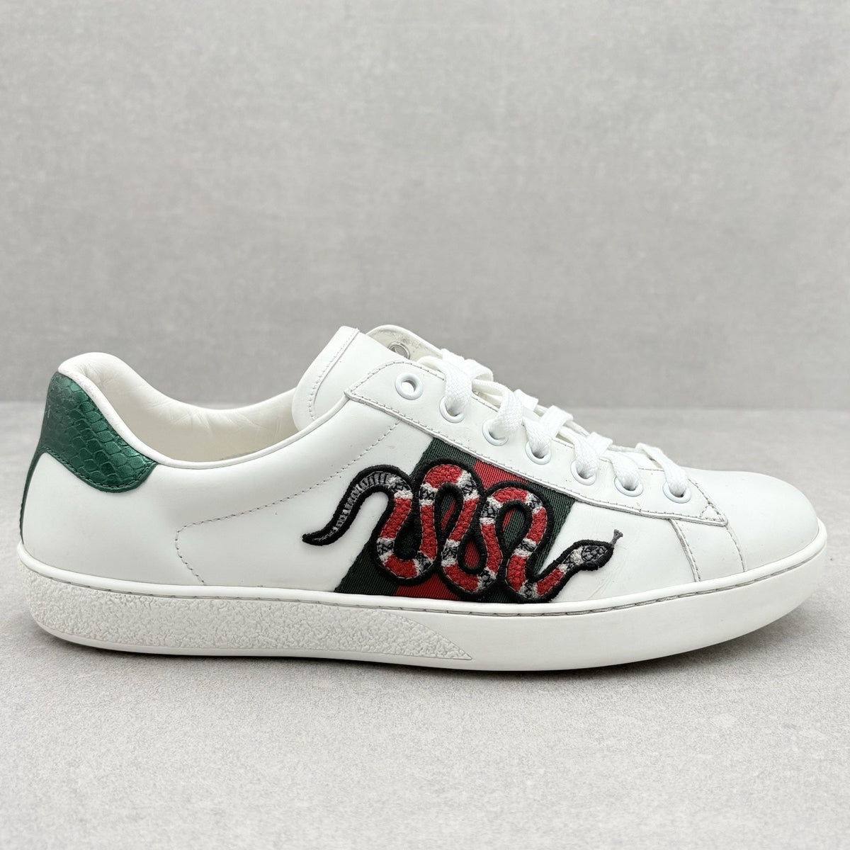 Ace Embroidered Snake White — photo 2