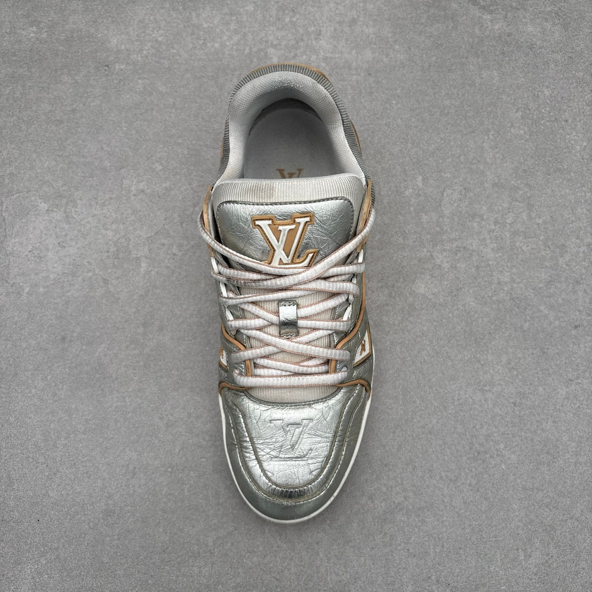 Trainer Metallic, Beige — photo 11