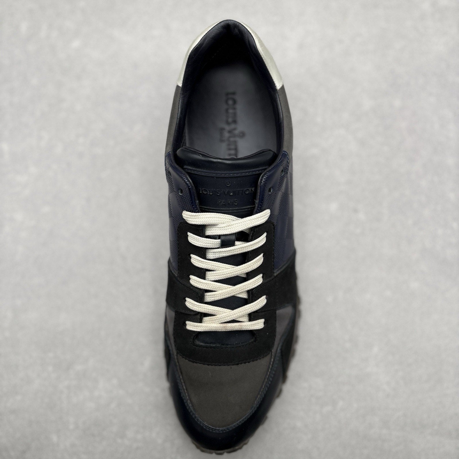 Louis Vuitton Run Away ' Damier Navy Blue ' | Size 8 LV (9-9.5 US)