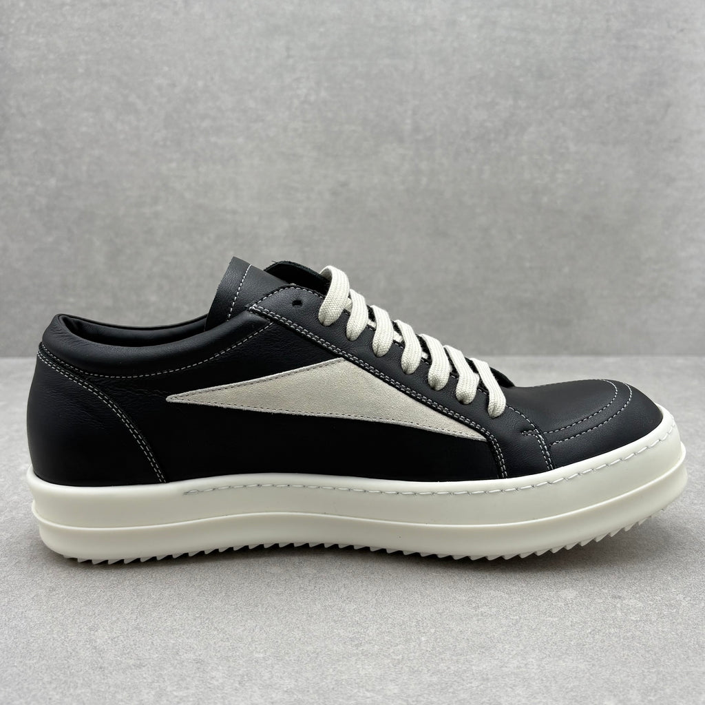 Rick Owens Lido Vintage Sneaker ' Black Milk ' | Size 42 (9 US)