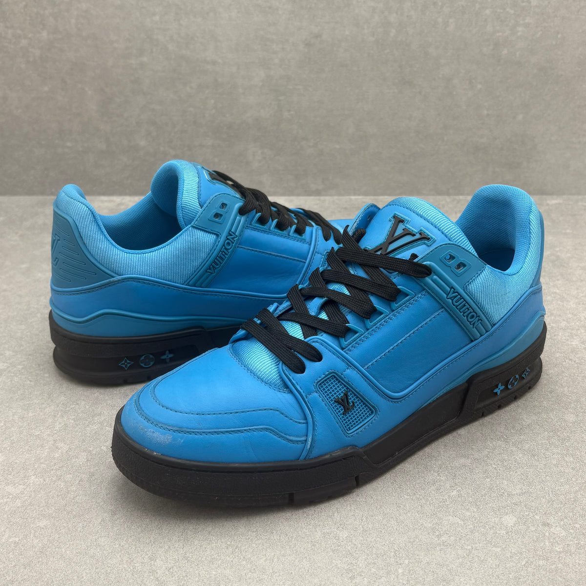 Louis Vuitton Trainer Blue Black