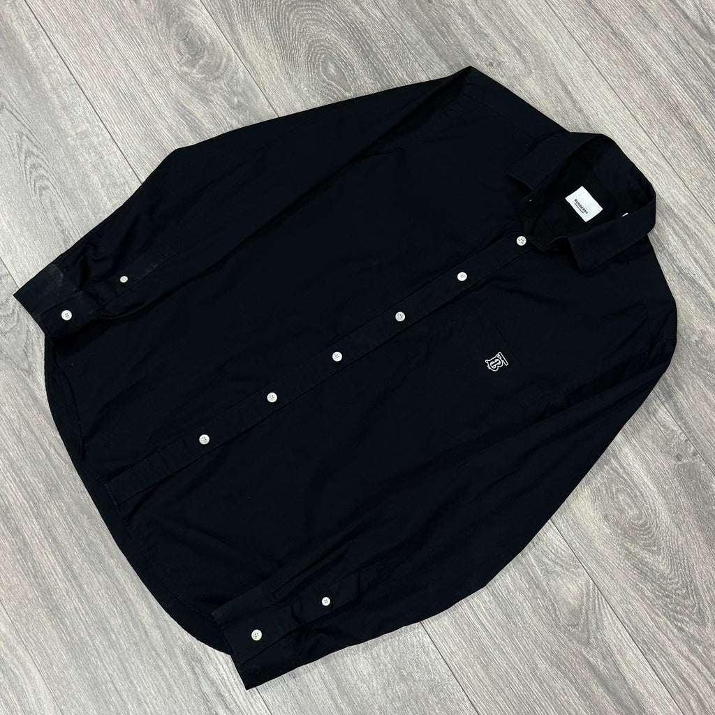 Burberry Button Up ' Black ' | Size Small