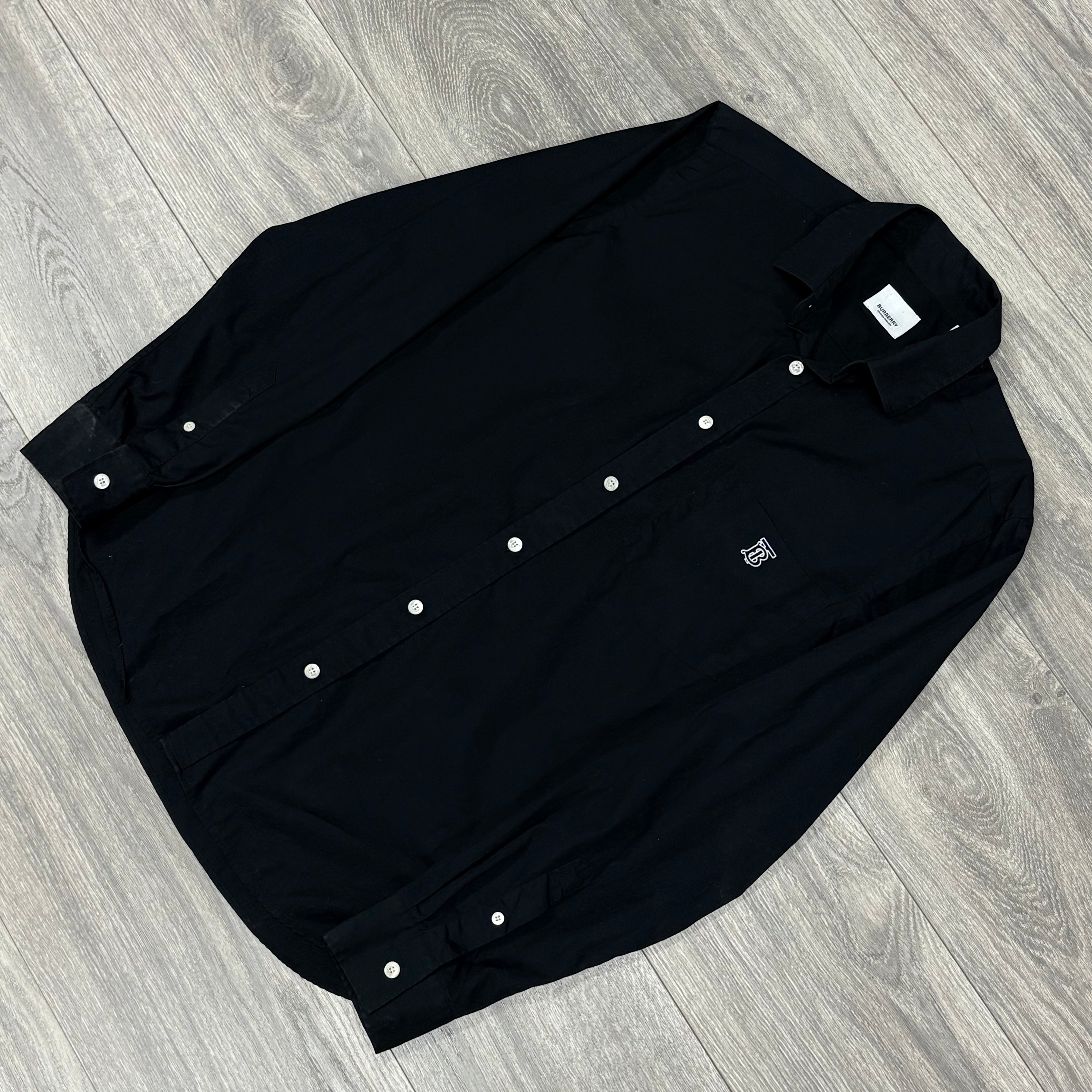 Burberry Button Up ' Black ' | Size Small