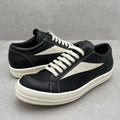 Rick Owens Lido Vintage Sneaker ' Black Milk ' | Size 42 (9 US)