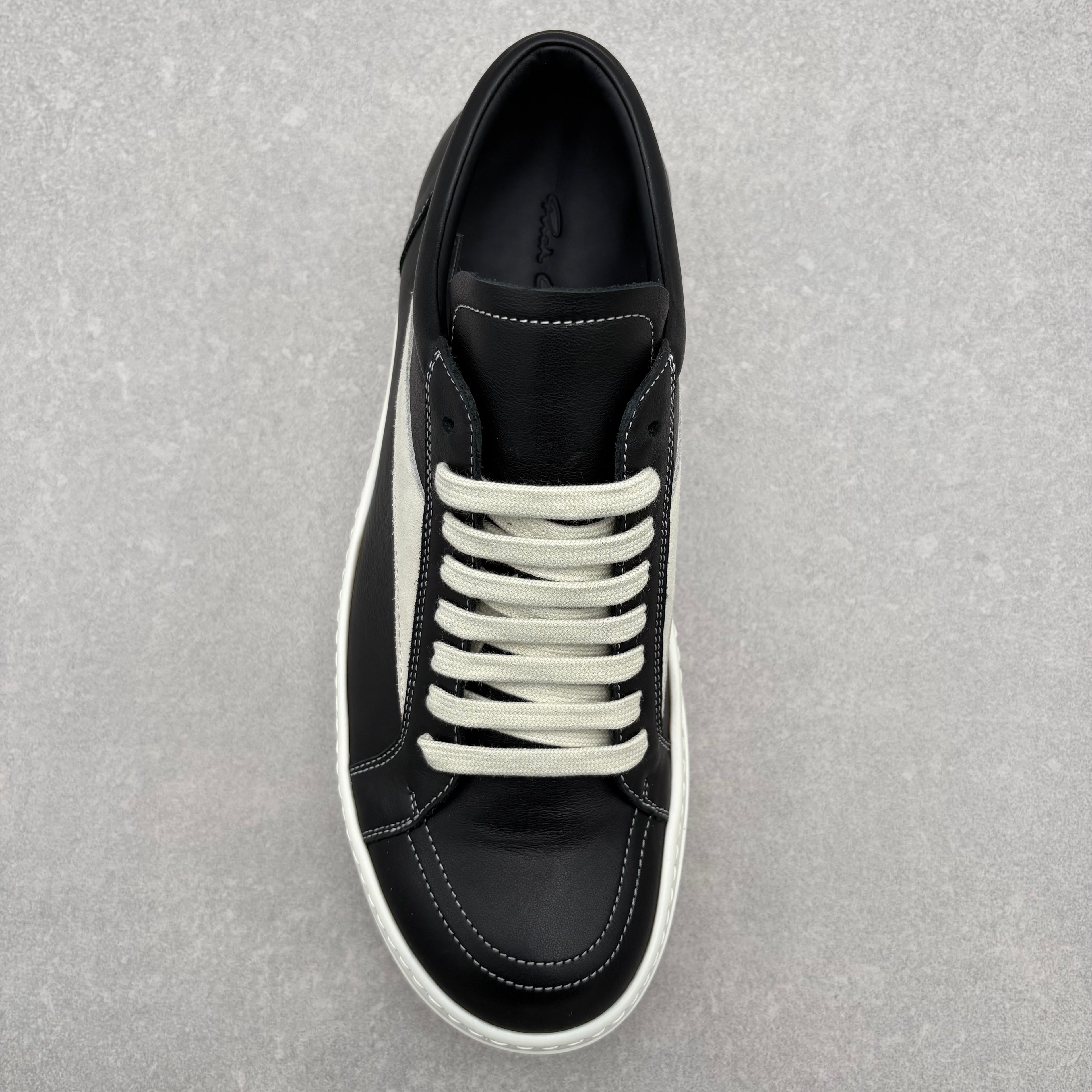 Rick Owens Lido Vintage Sneaker ' Black Milk ' | Size 42 (9 US)