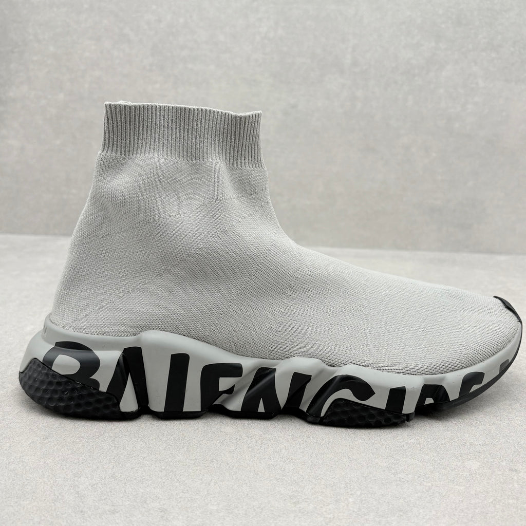 Balenciaga Speed Graffiti Trainer ' Grey ' | Size 41 (8 US)
