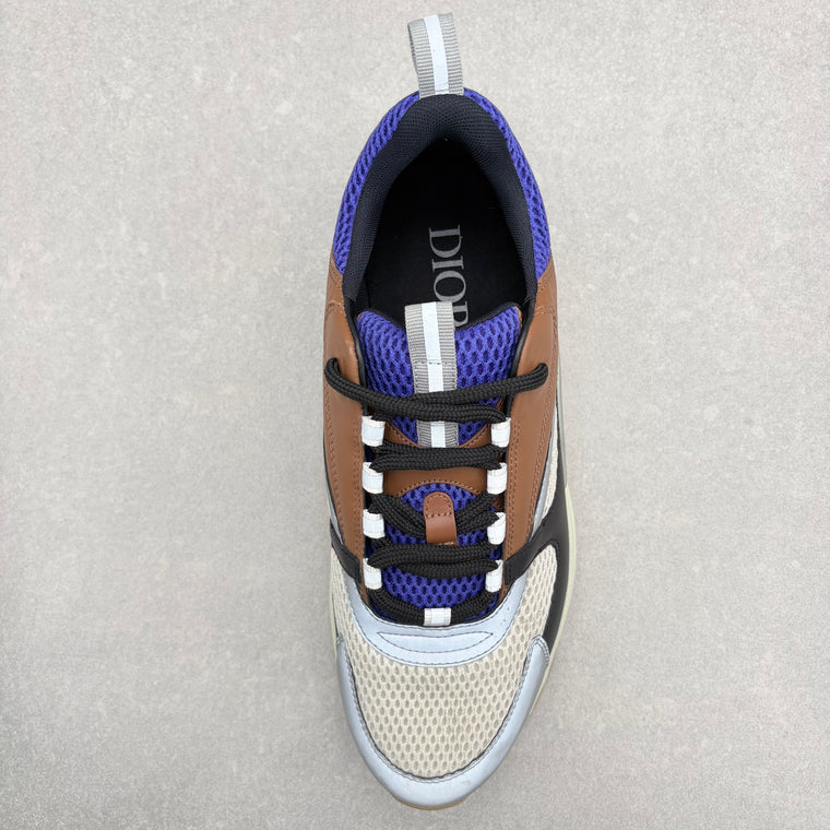Dior B22 Reflective Sneaker Coffee Violet — photo 11