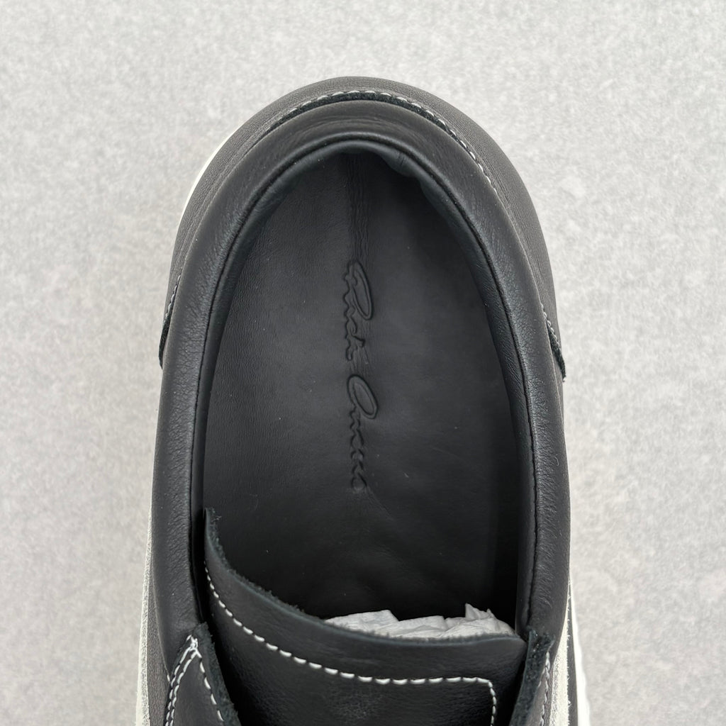 Rick Owens Lido Vintage Sneaker ' Black Milk ' | Size 42 (9 US)