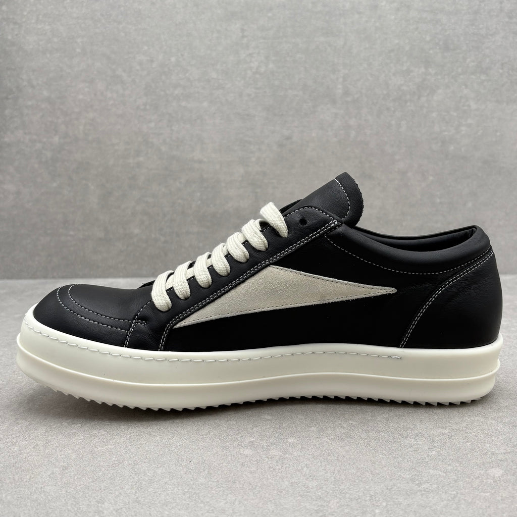 Rick Owens Lido Vintage Sneaker ' Black Milk ' | Size 42 (9 US)