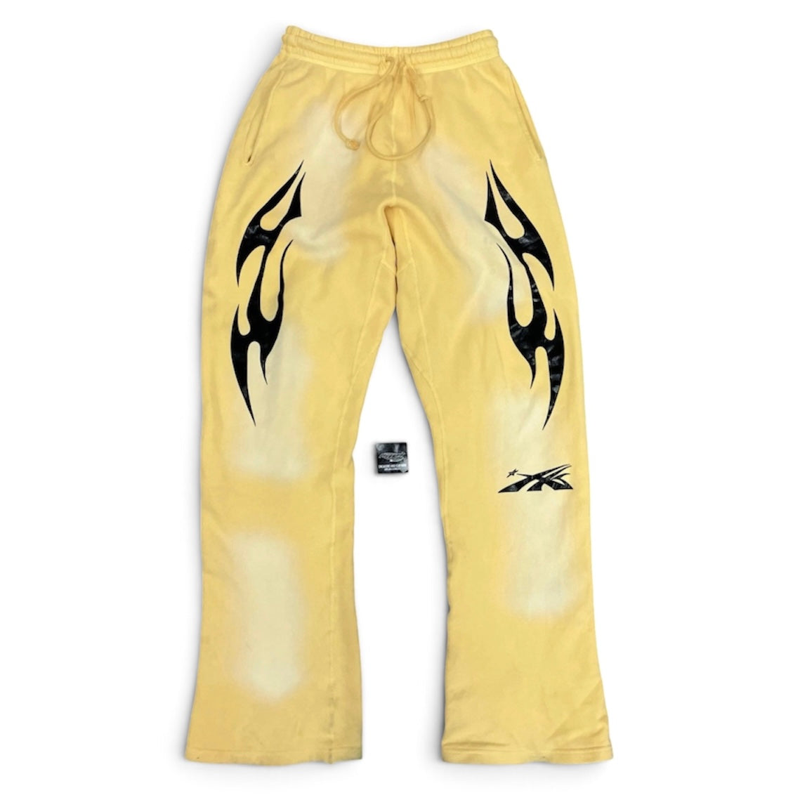 HellStar Sweatpants Yellow Black