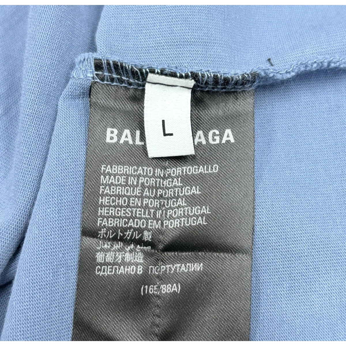 Oversized Burning Unity T-Shirt Blue — photo 4