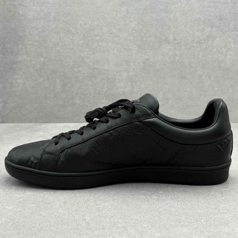 WORN ONCE! Louis Vuitton Luxembourg Monogram Sneaker Black — photo 4