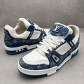 Louis Vuitton Trainer ' Denim White ' | Size 8.5 LV (9.5-10 US)