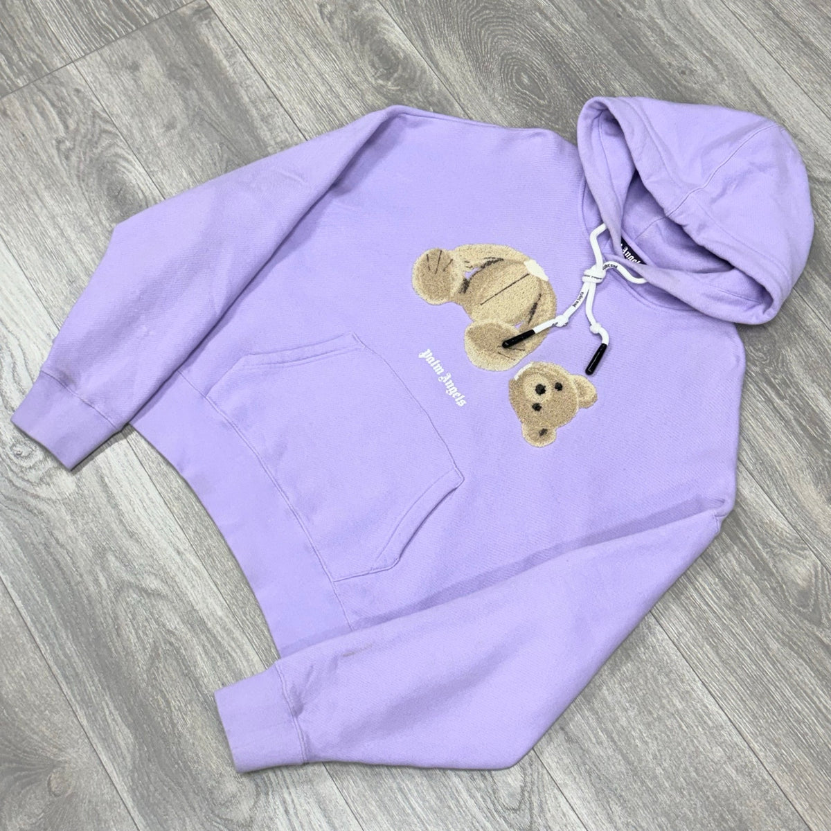 Bear Hoodie Lilac Brown — photo 2