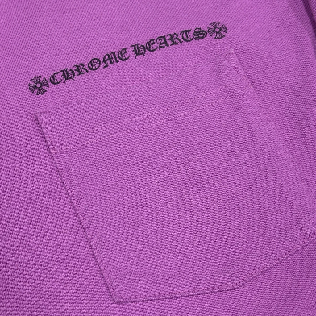 Chrome Hearts Matty Boy Spider Web Long Sleeve T-shirt ' Black Purple ' | Size L