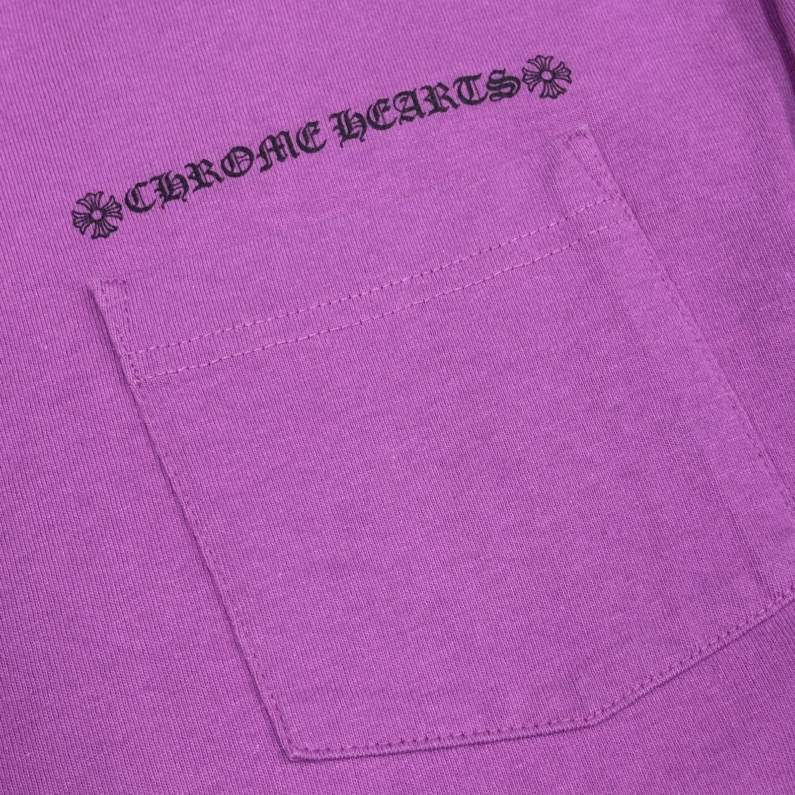 Chrome Hearts Matty Boy Spider Web Long Sleeve T-shirt ' Black Purple ' | Size L