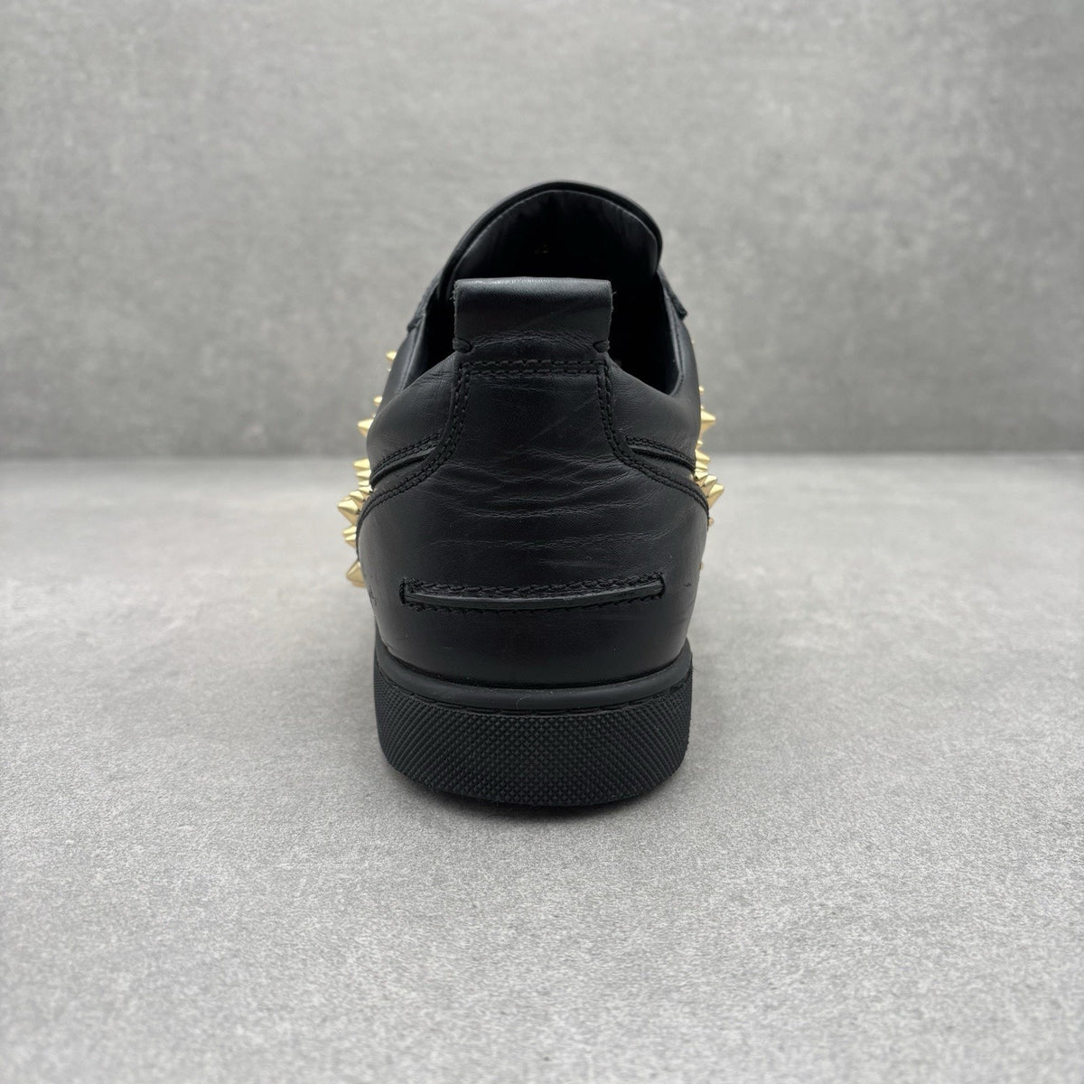 Low Spiked Sneaker Black Gold — photo 9