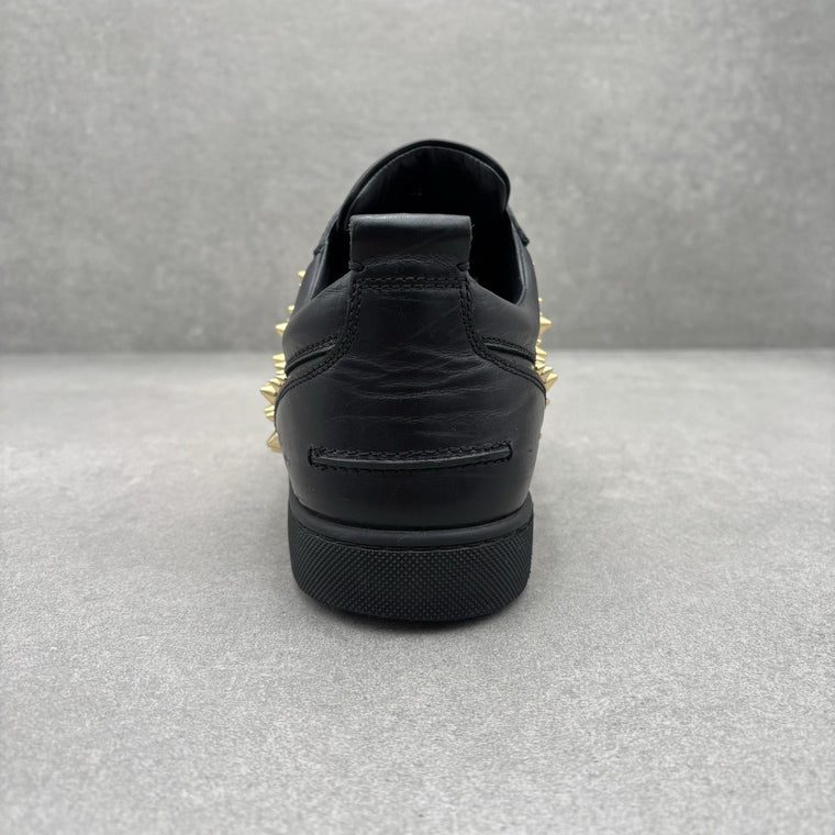 Low Spiked Sneaker Black Gold — photo 9