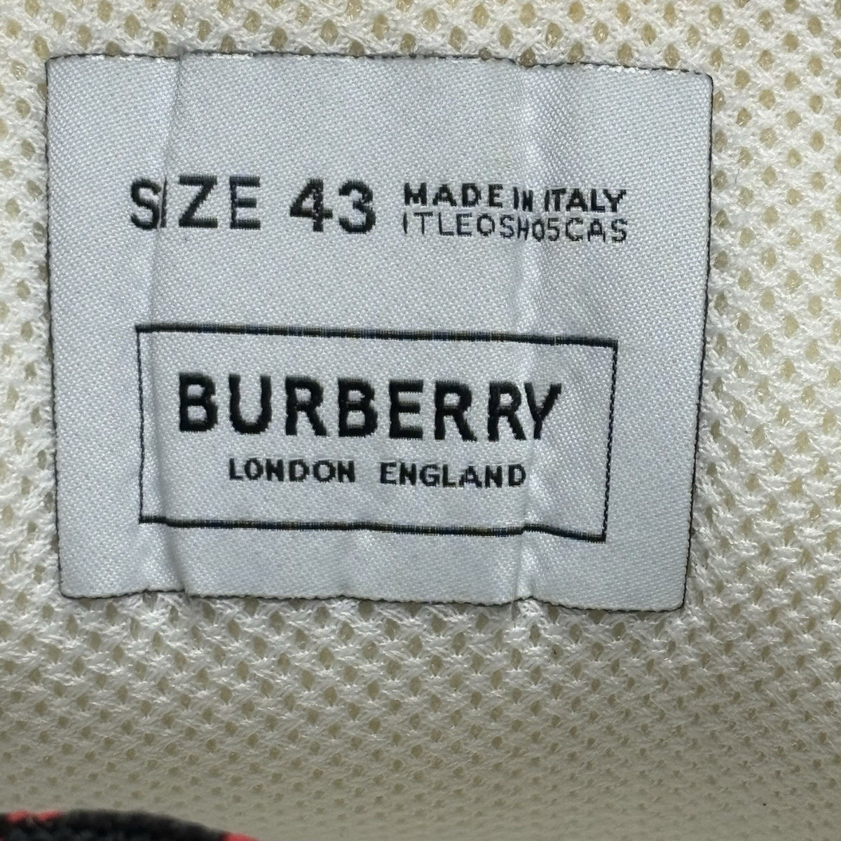 Arthur Check Sneaker 'Black Red' — photo 13