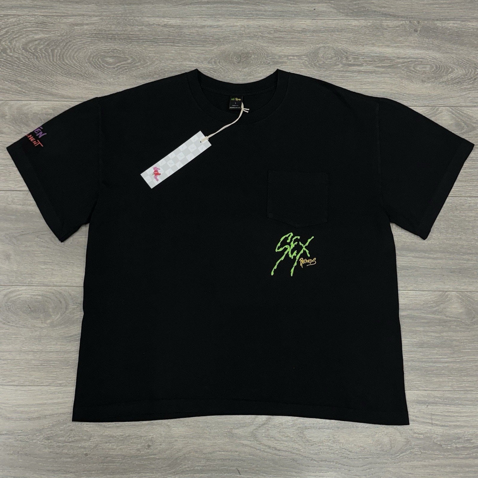 BRAND NEW! - Matty Boy Anti Promo S*x Records Tee ' Black ' | Size Medium