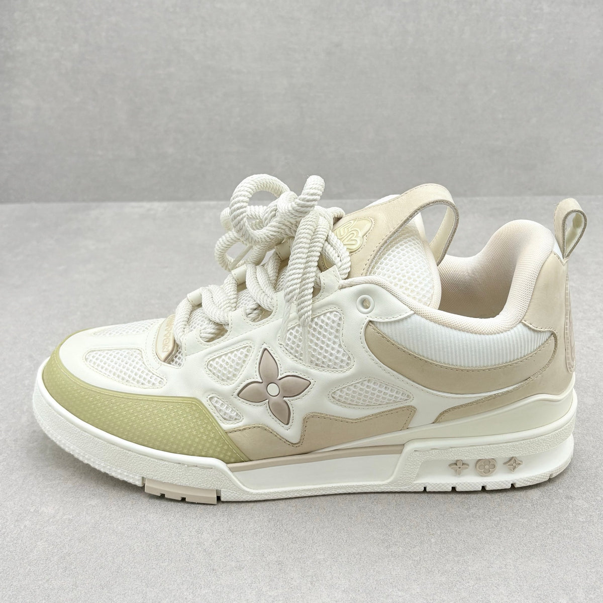 Skate Sneaker Beige White — photo 7