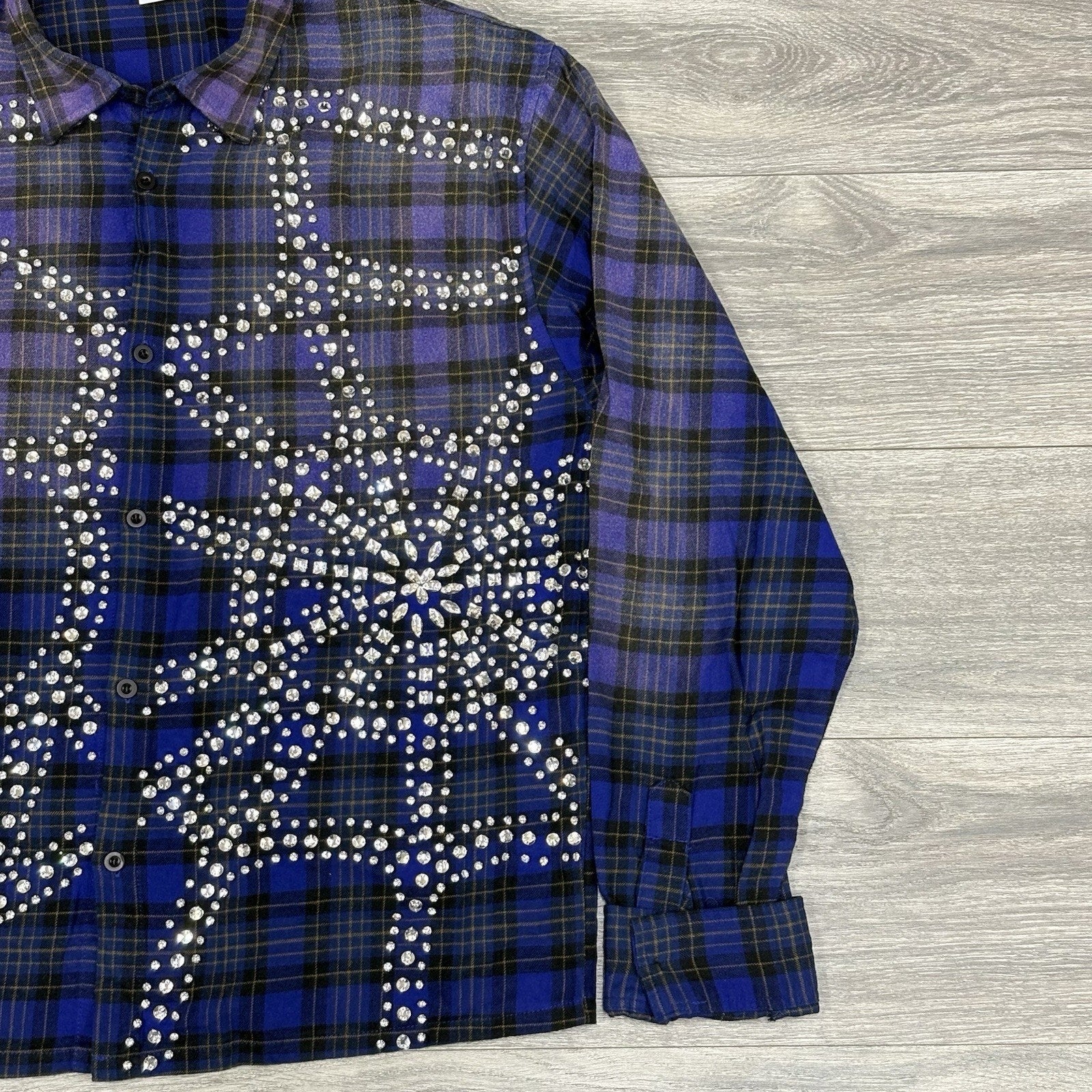 BRAND NEW! Vale Inferno Flannel ' Blue ' | Size XL