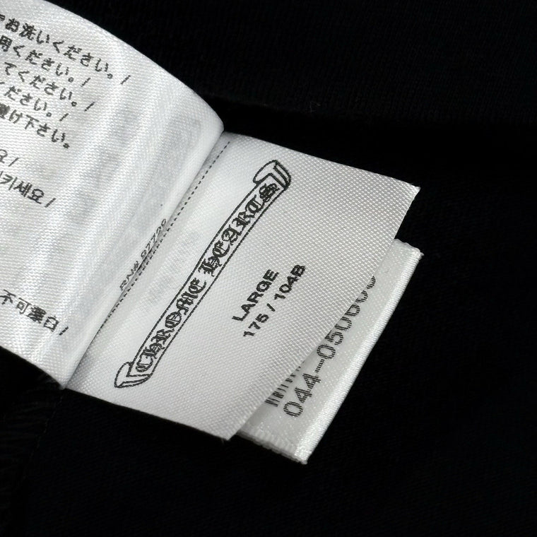 Neck & Vertical Logo Long Sleeve Black — photo 13