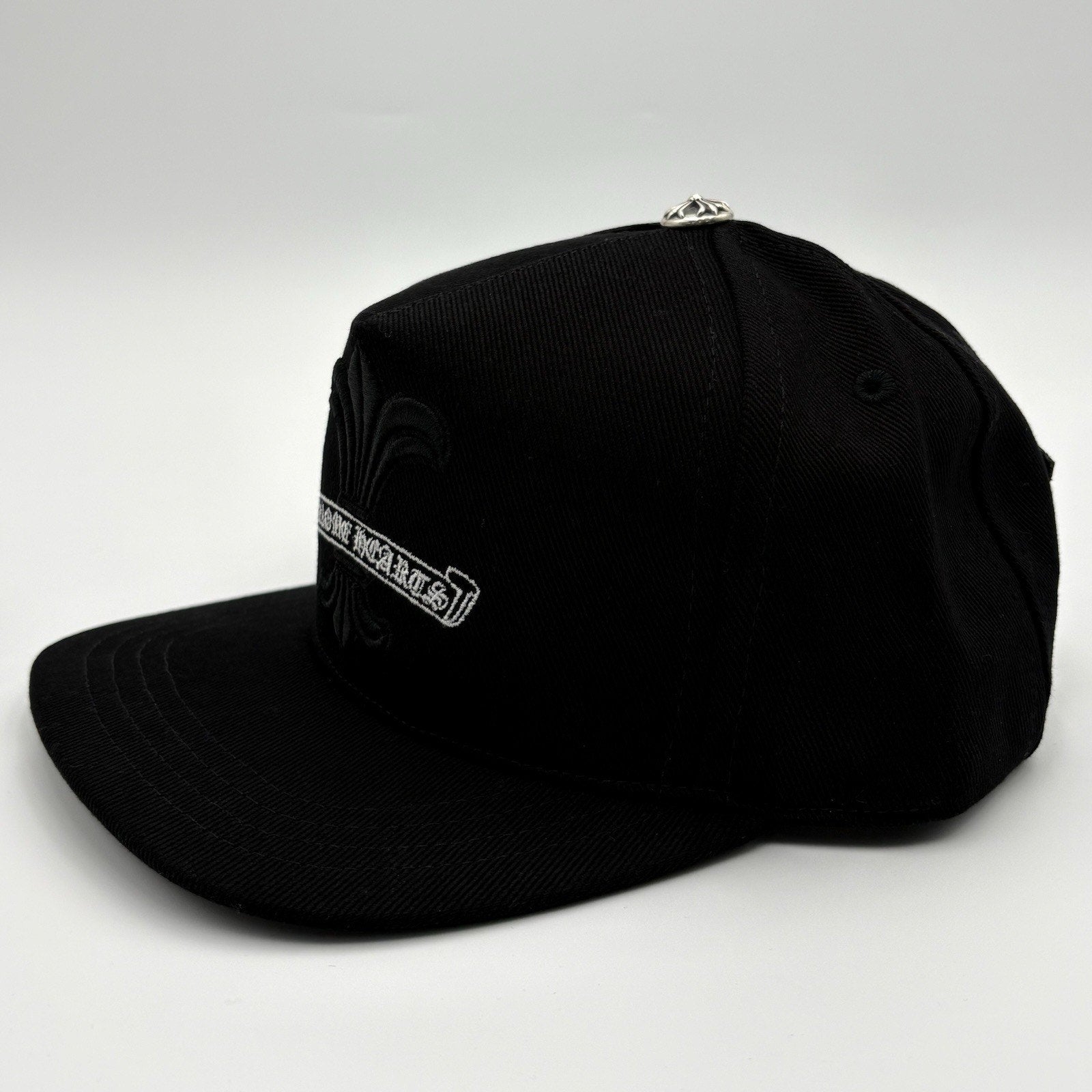 BRAND NEW! - Chrome Hearts Fleur Snapback Hat ' Black '