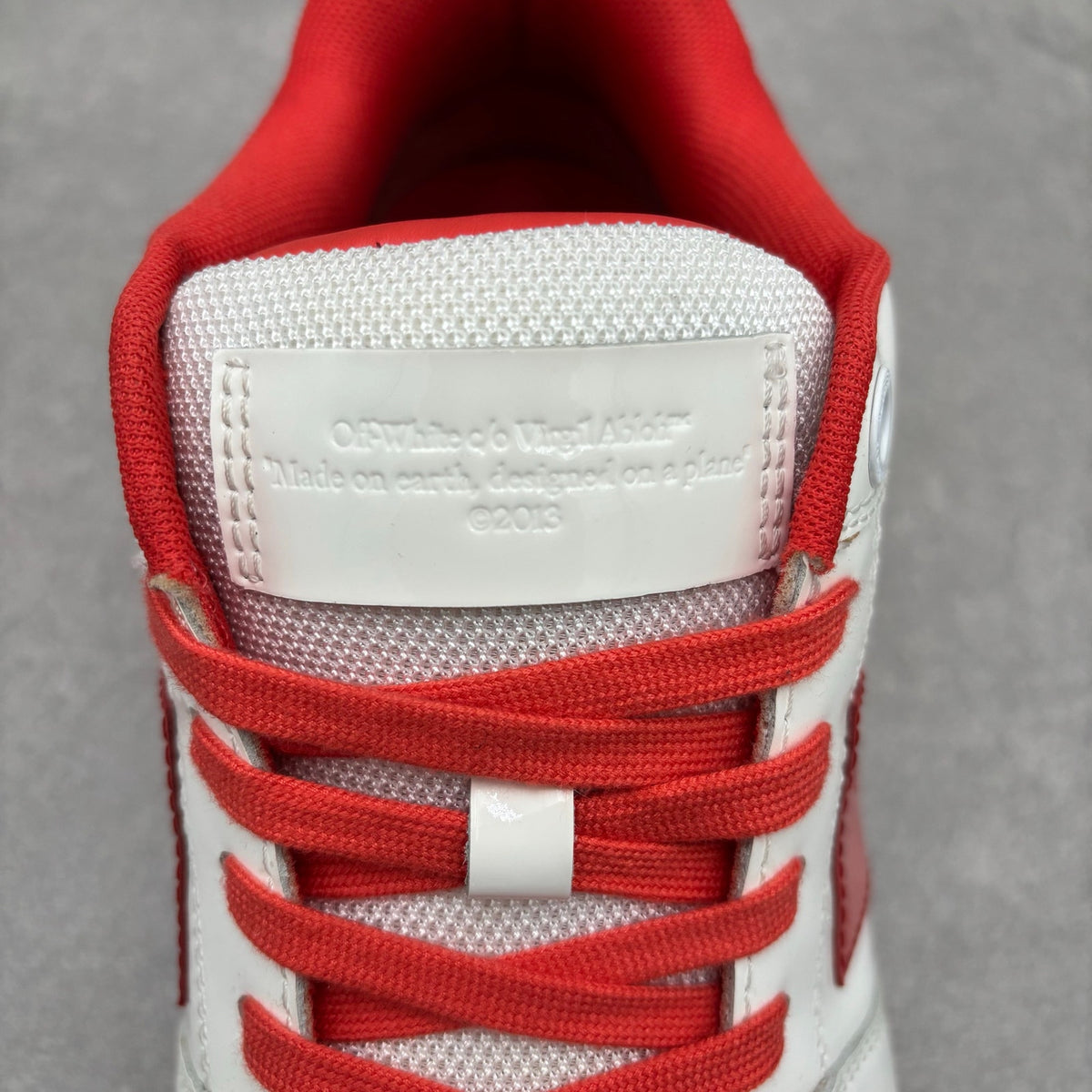 Off White Out of Office Patent Leather White Red — photo 12