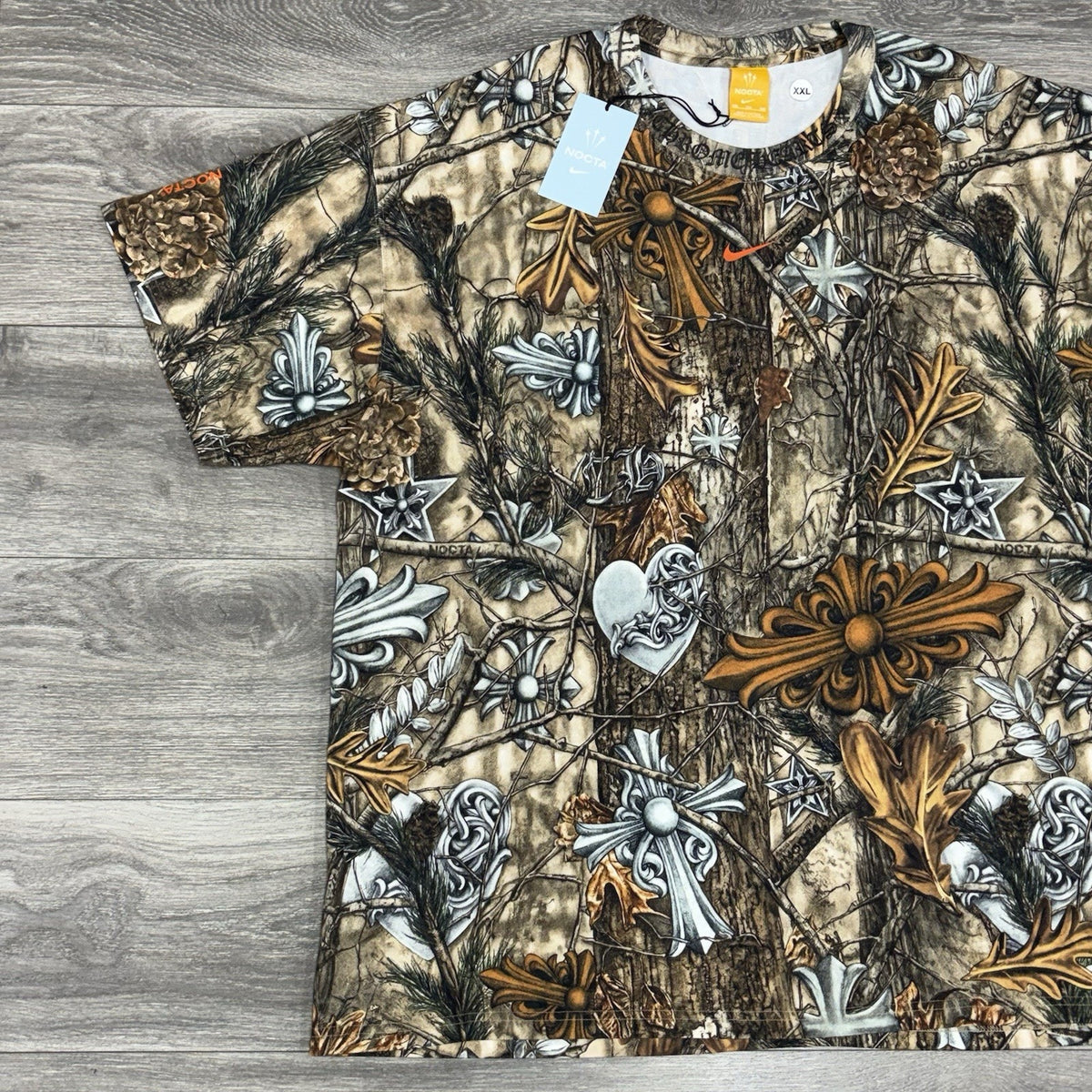 BRAND NEW - Chrome Hearts Nike Nocta Realtree Horseshoe Logo T-Shirt — photo 2