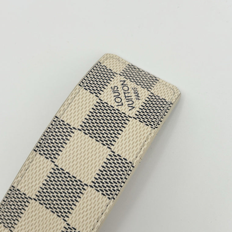 Belt Damier Azure Blue White — photo 8