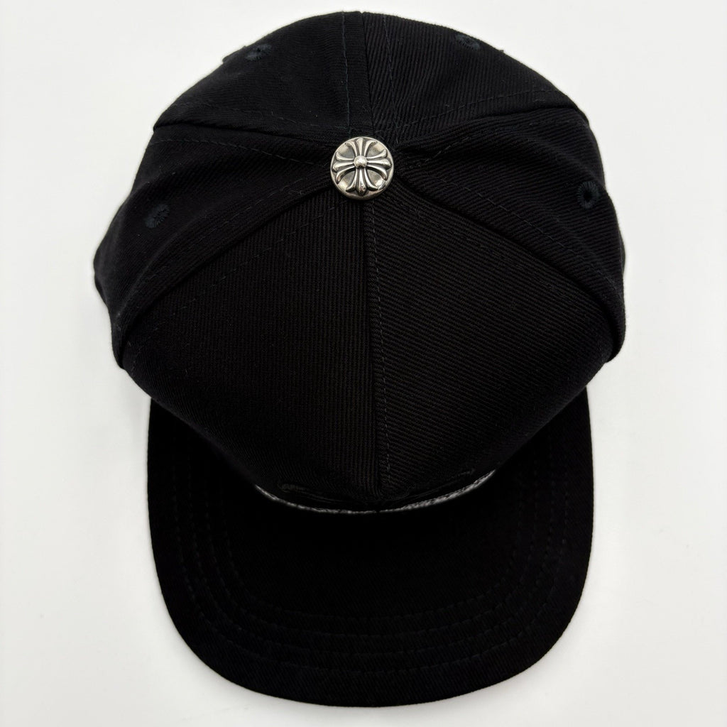 BRAND NEW! - Chrome Hearts Fleur Snapback Hat ' Black '