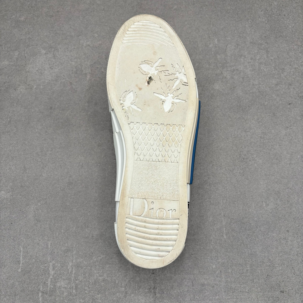 Dior furry oblique slippers Beige, Blue — photo 13