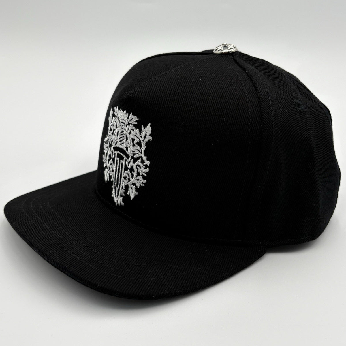 Dagger Logo Denim Baseball Hat Black — photo 3