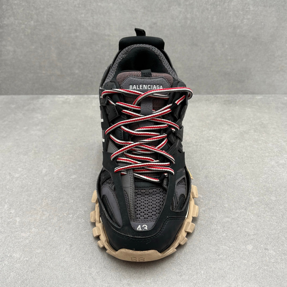 Track Sneaker Black Red — photo 10